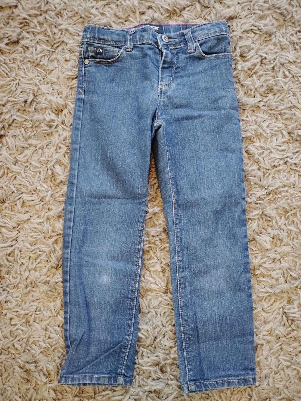 Jordache Girls Medium Blue Straight-Leg Jeans